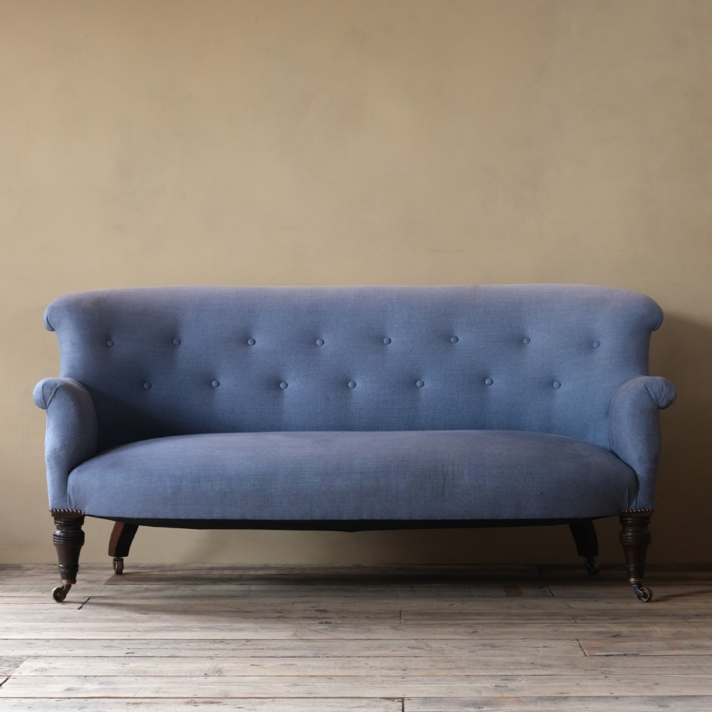Petite 19th century country house sofa