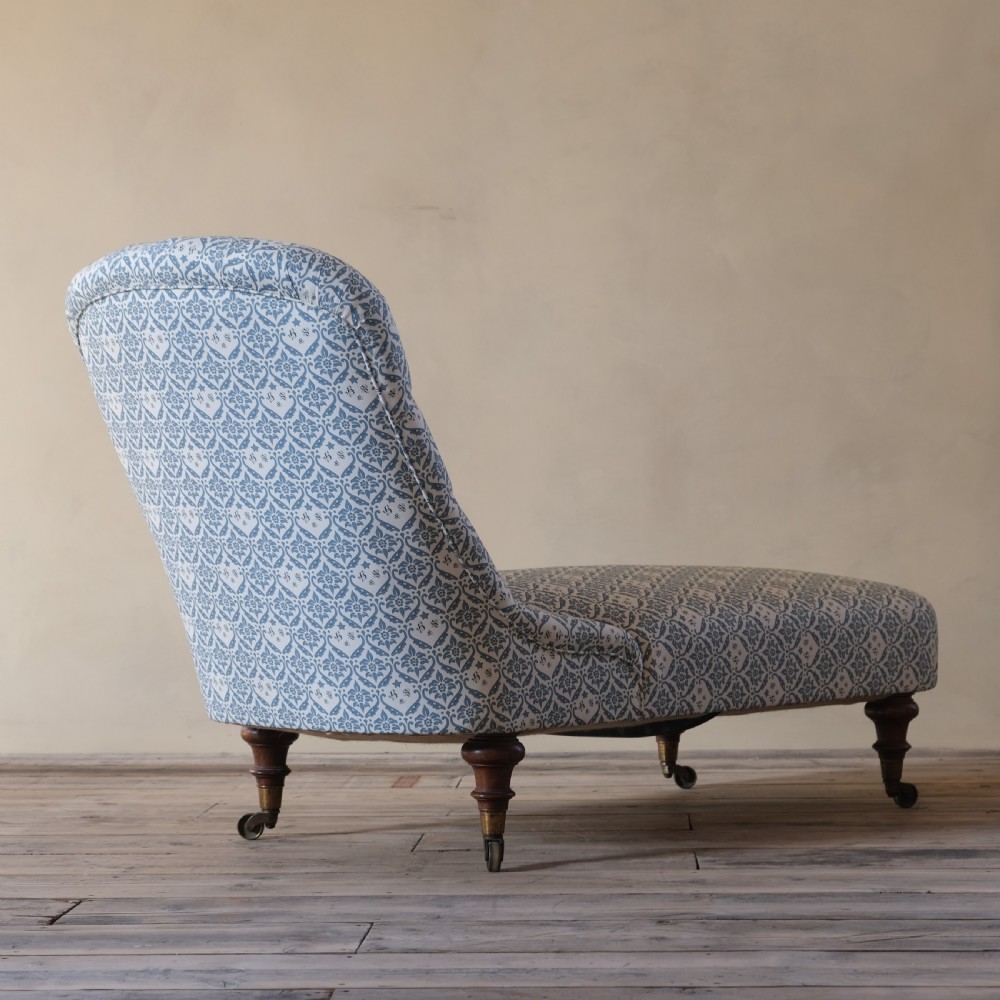 19th century Howard and sons daybed c1860 View IV