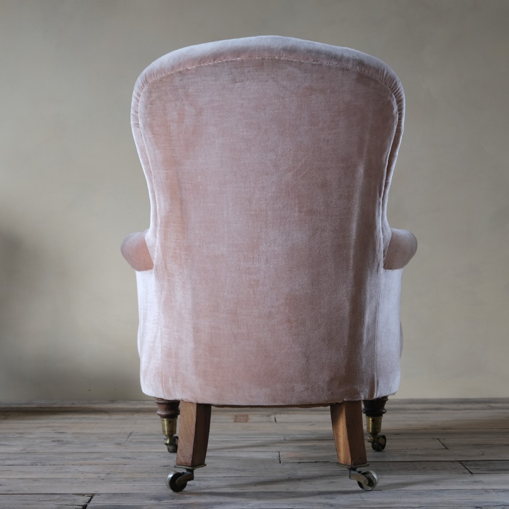 Regency walnut library armchair  View VI