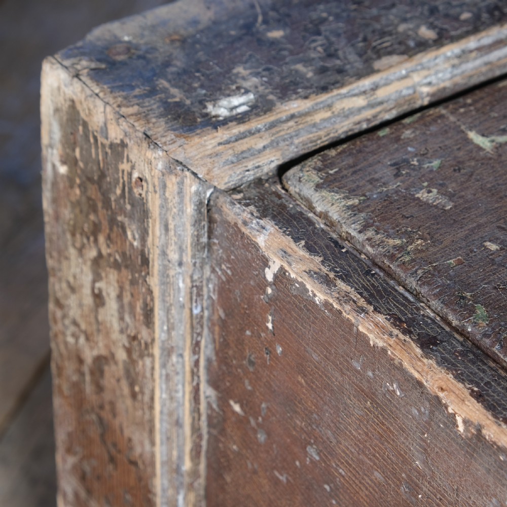 A small 19th century grained pine chest of drawers View IX