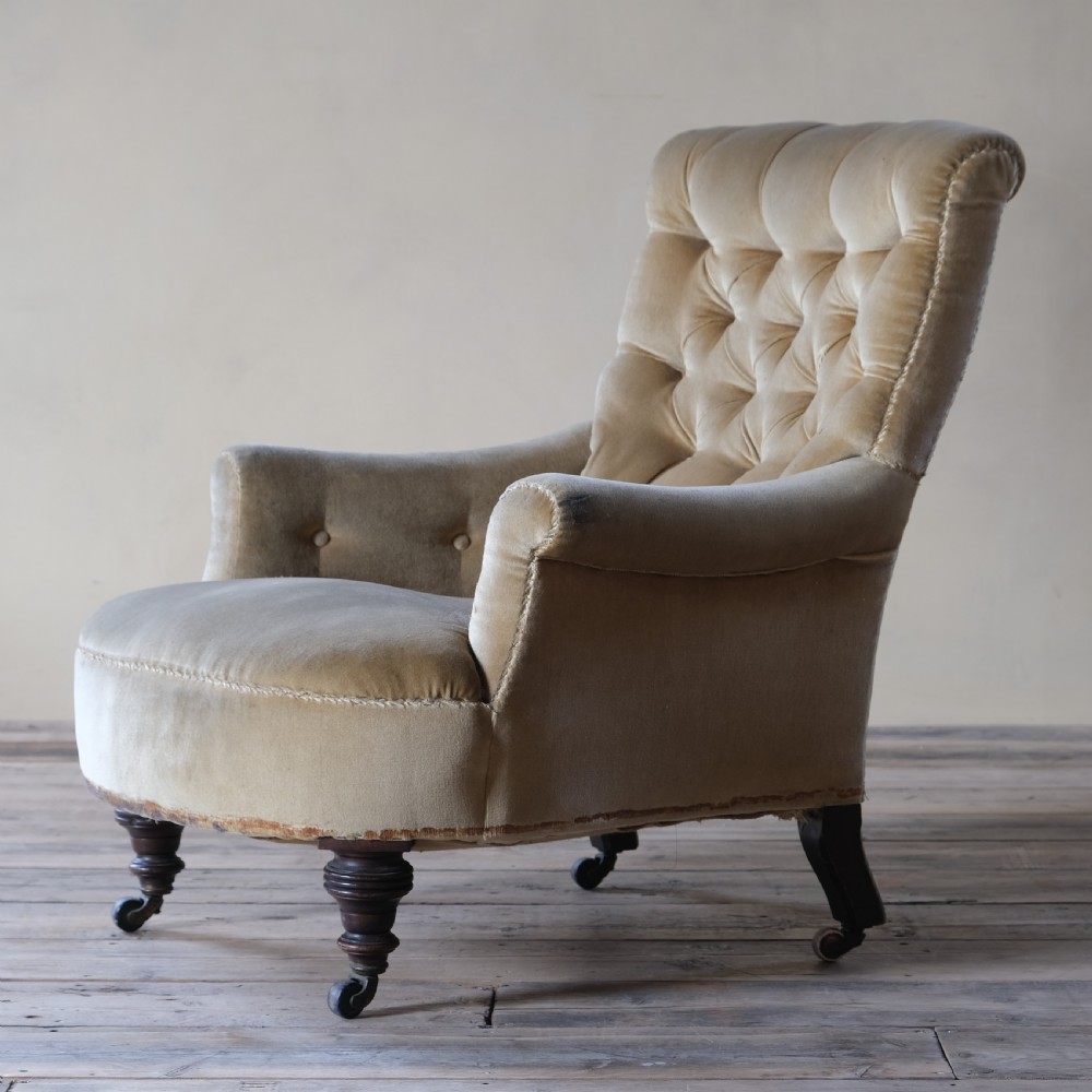A small 19th century country house armchair