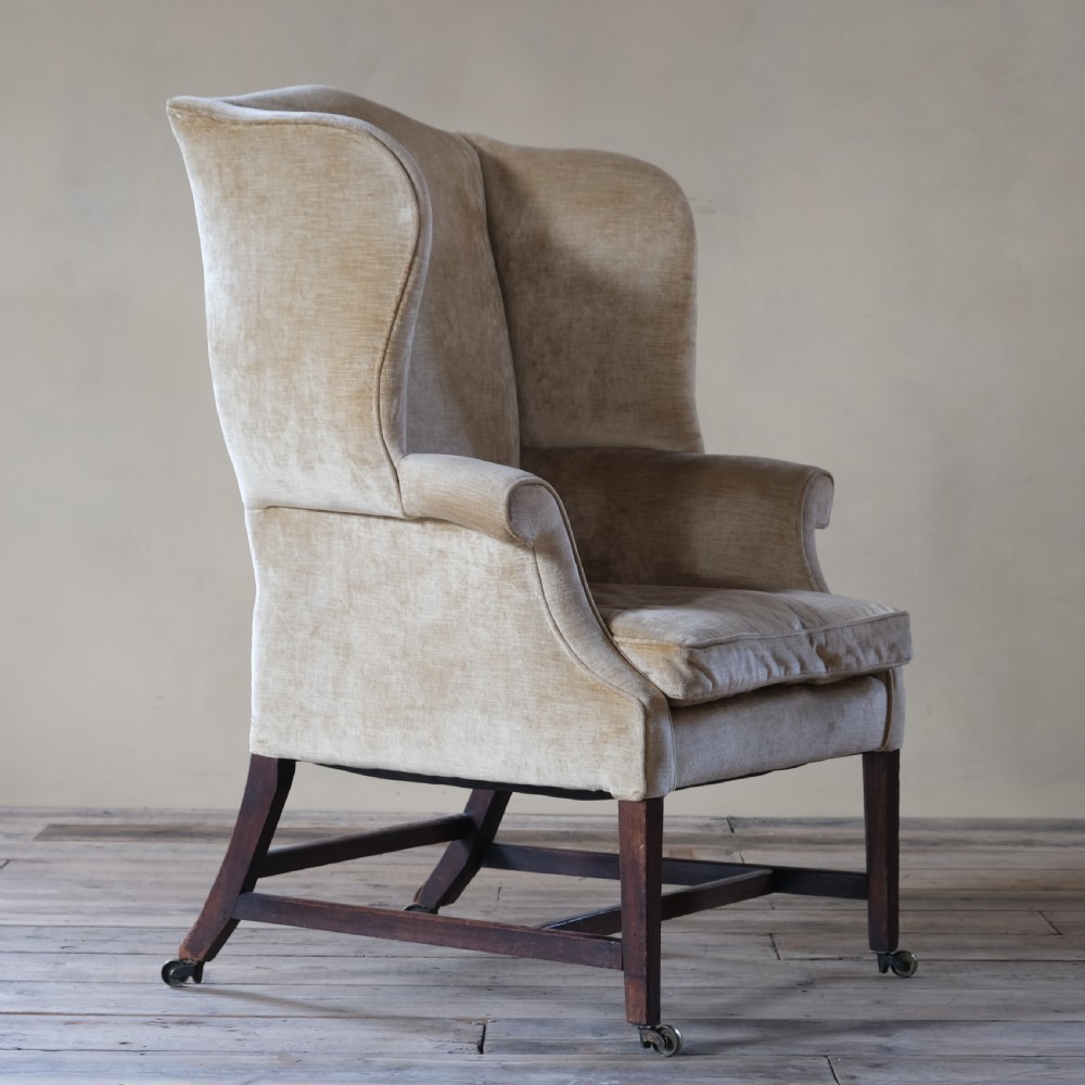 George III wingback armchair View III