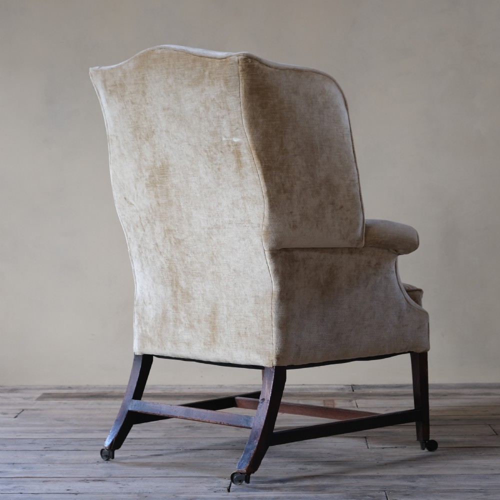 George III wingback armchair View V
