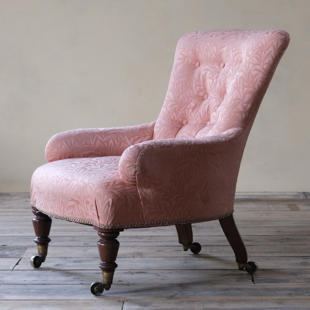 19th century walnut bedroom armchair View IV