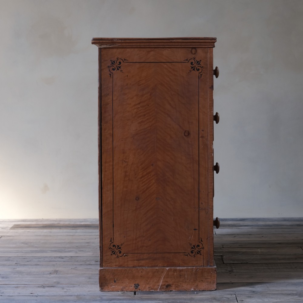 Aesthetic movement painted pine drawers View VI