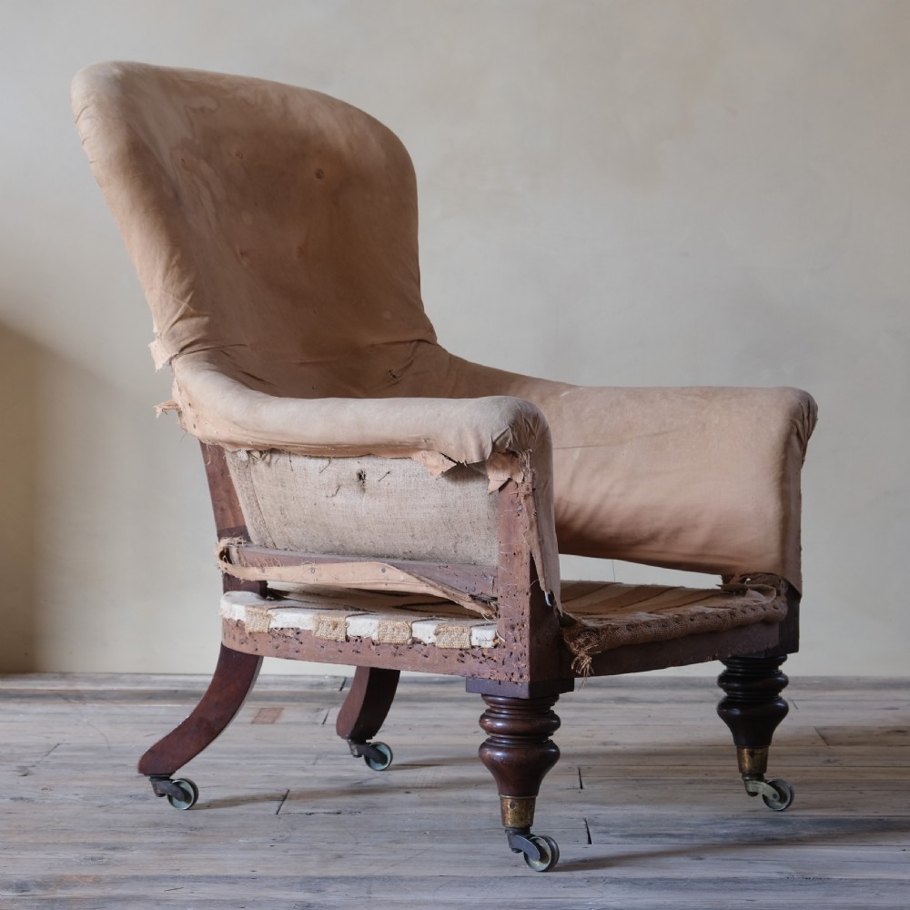 Mid 19th century spoon back armchair View III
