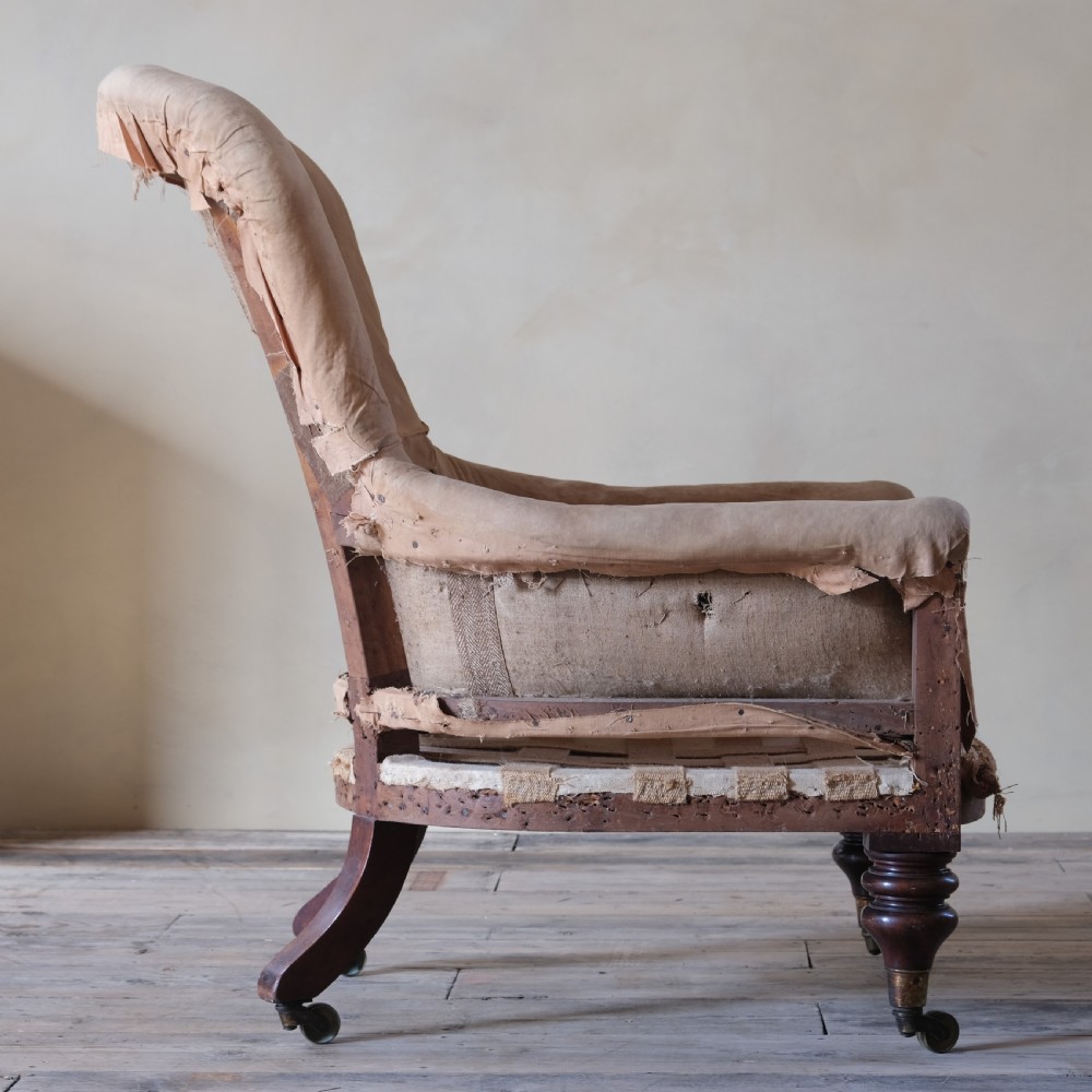 Mid 19th century spoon back armchair View IV