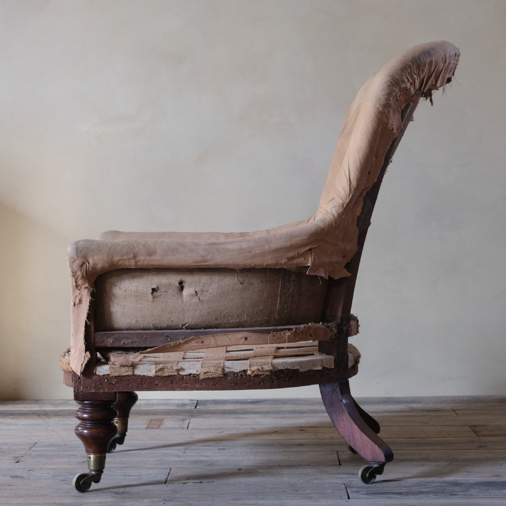 Mid 19th century spoon back armchair View VIII
