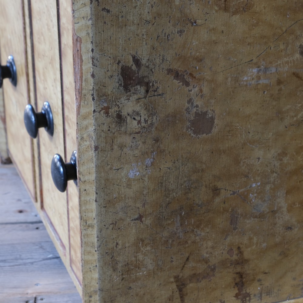 Regency grained pine washstand chest of drawers. View XIV