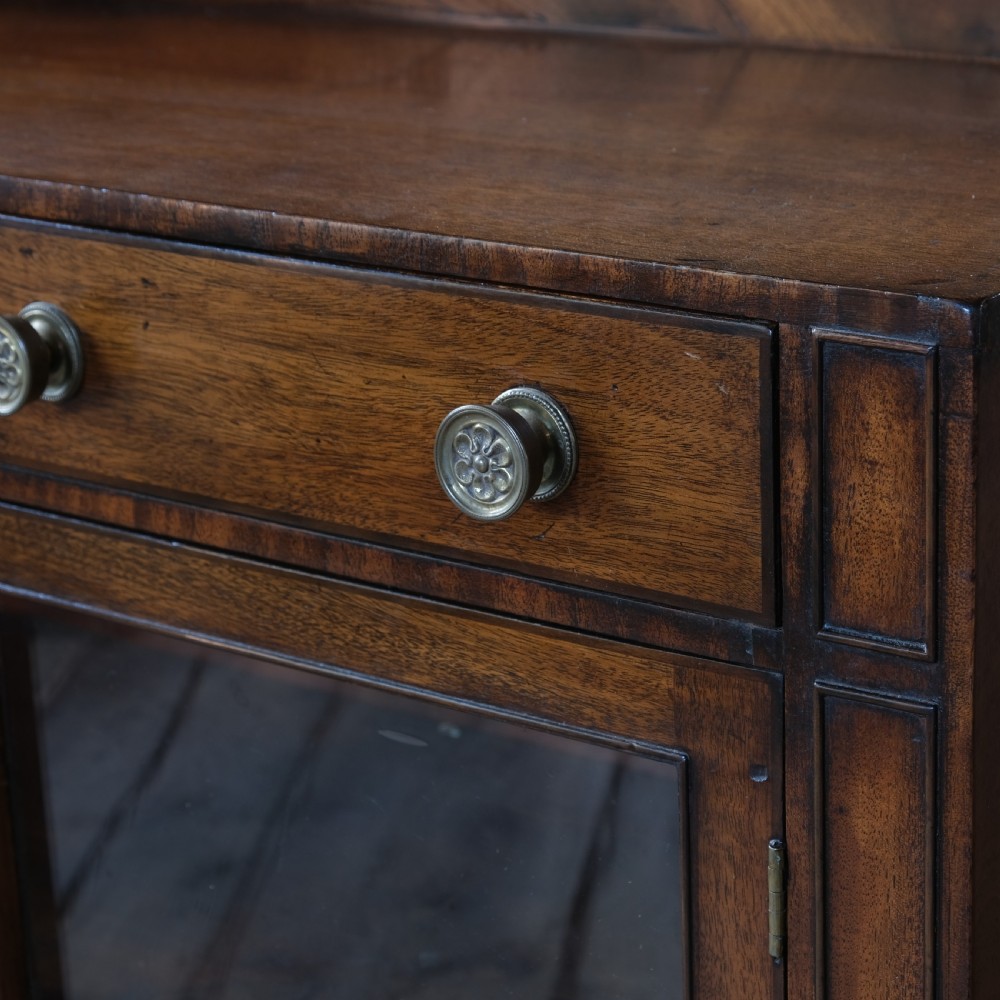 Regency mahogany glazed cabinet  View VI