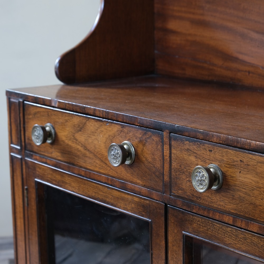 Regency mahogany glazed cabinet  View VII