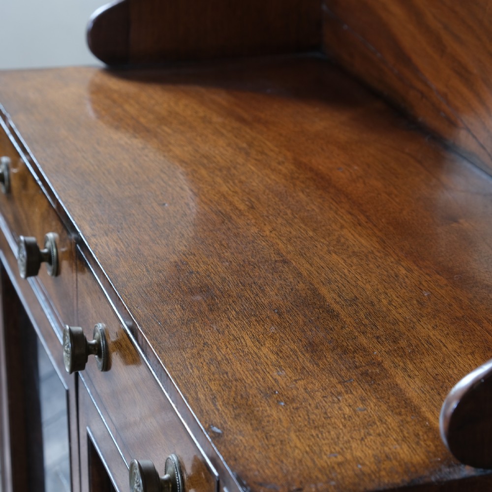 Regency mahogany glazed cabinet  View X