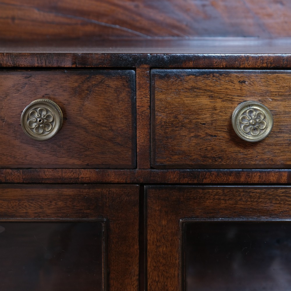 Regency mahogany glazed cabinet  View XI