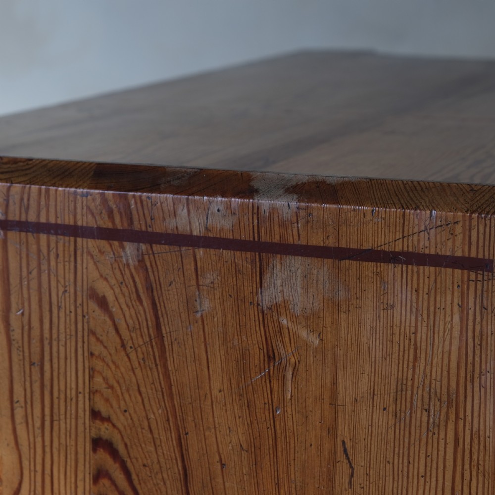 19th century aesthetic movement pitch pine chest of drawers View VII