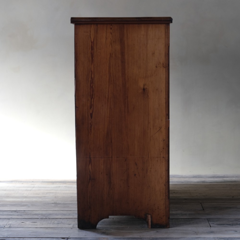 19th century aesthetic movement pitch pine chest of drawers View IX