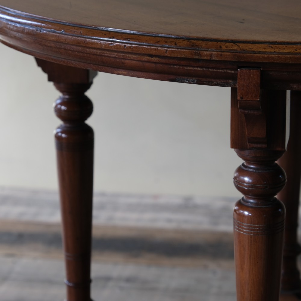 19th century walnut Holland and sons 2 tier side table View IV