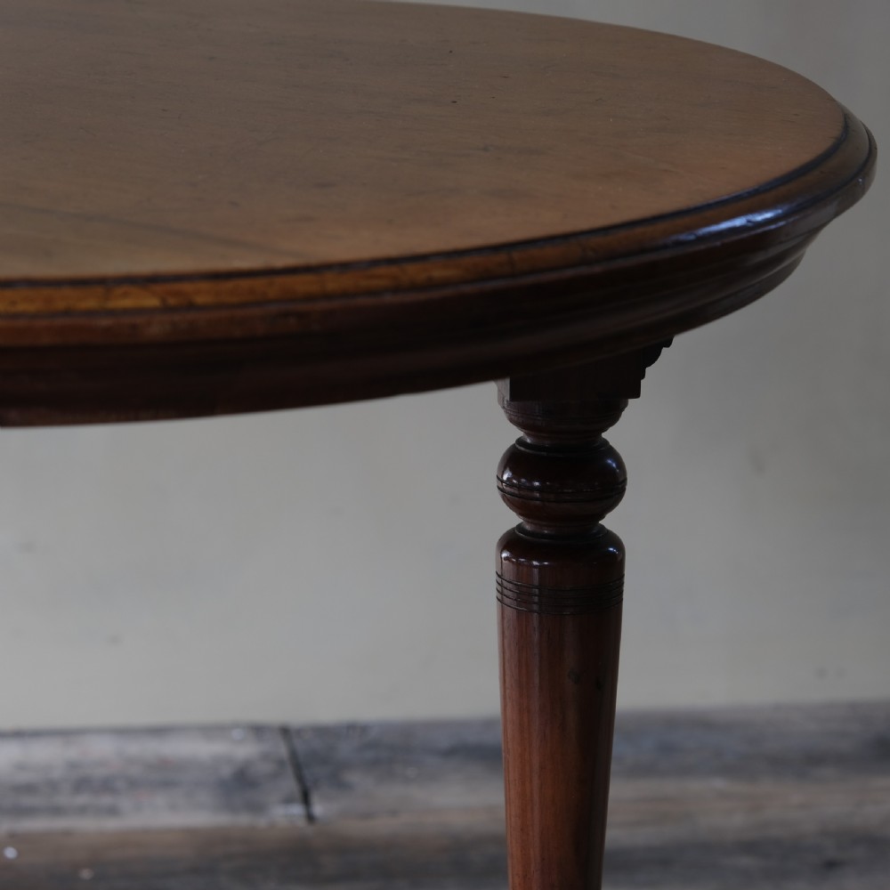 19th century walnut Holland and sons 2 tier side table View V