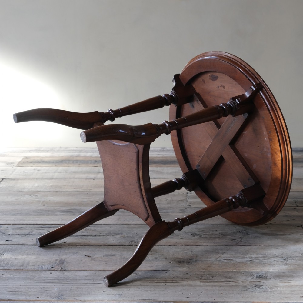 19th century walnut Holland and sons 2 tier side table View IX