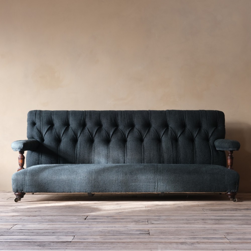 Howard and sons 3 seater open arm sofa