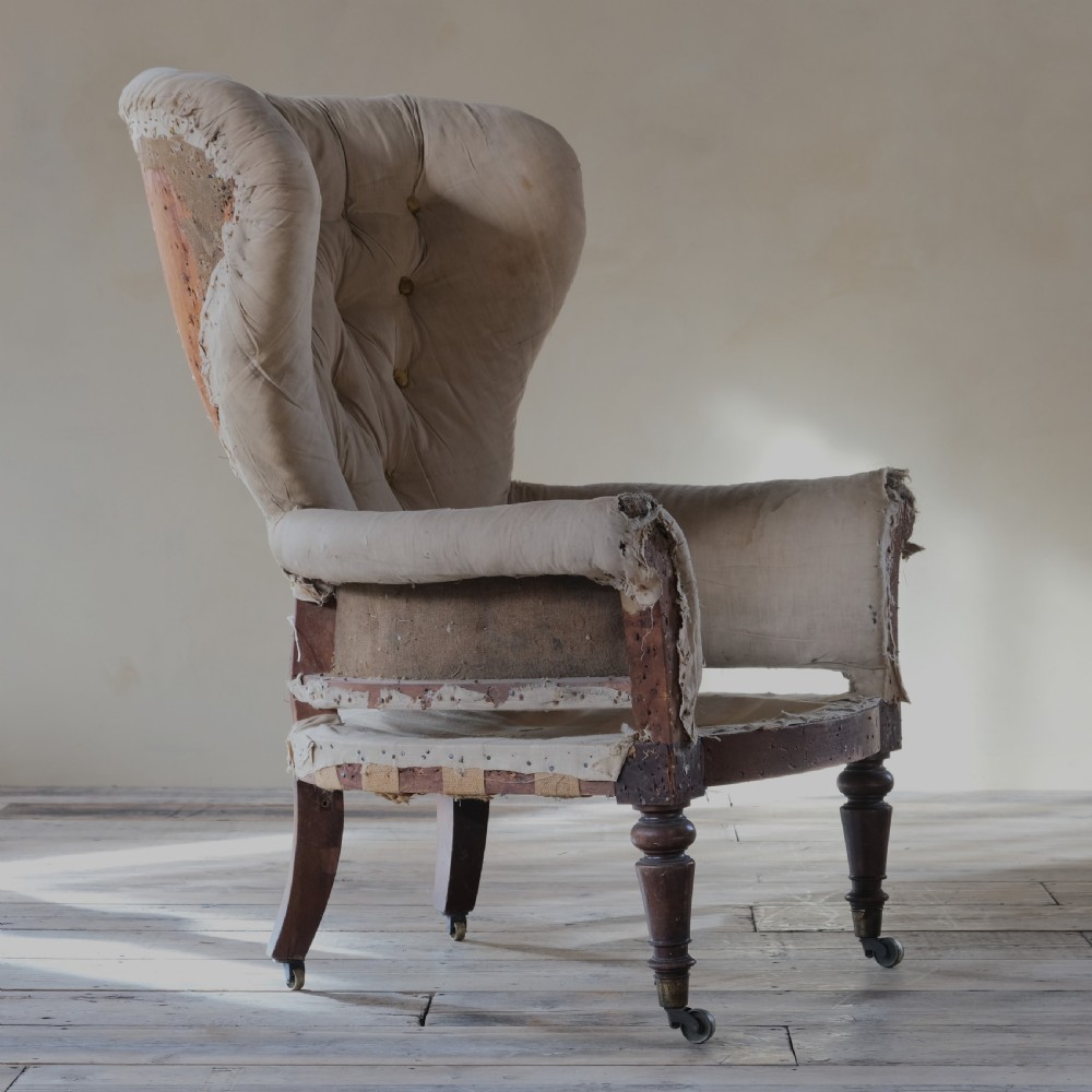 Georgian barrel back armchair View II