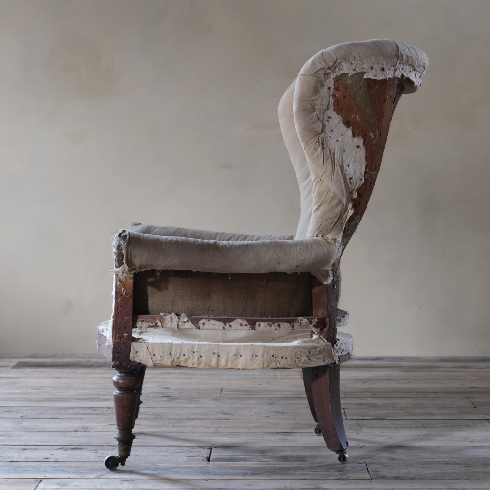 Georgian barrel back armchair View V