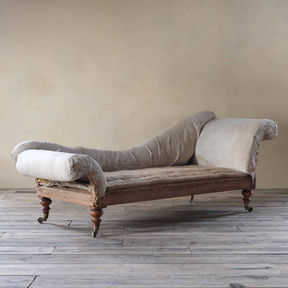 mid 19th century chaise lounge c1860