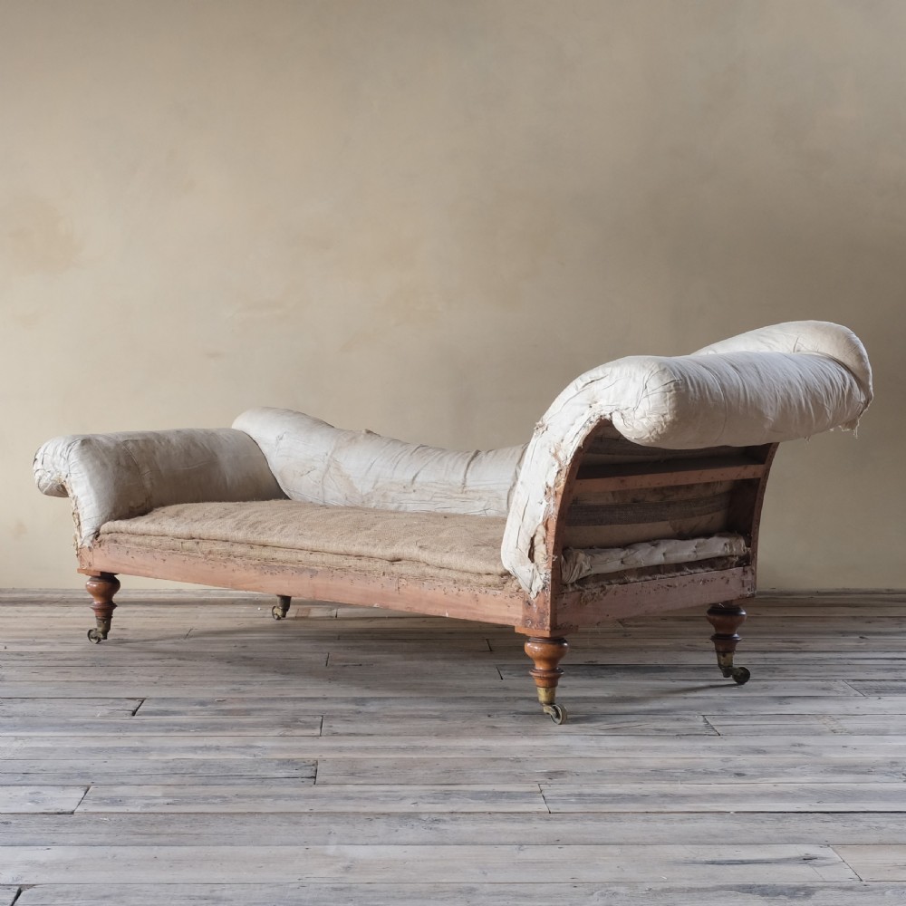 mid 19th century chaise lounge c1860 View V