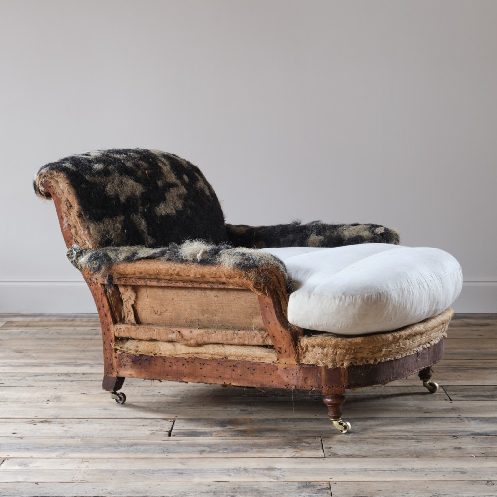 19th century Howard and sons club armchair