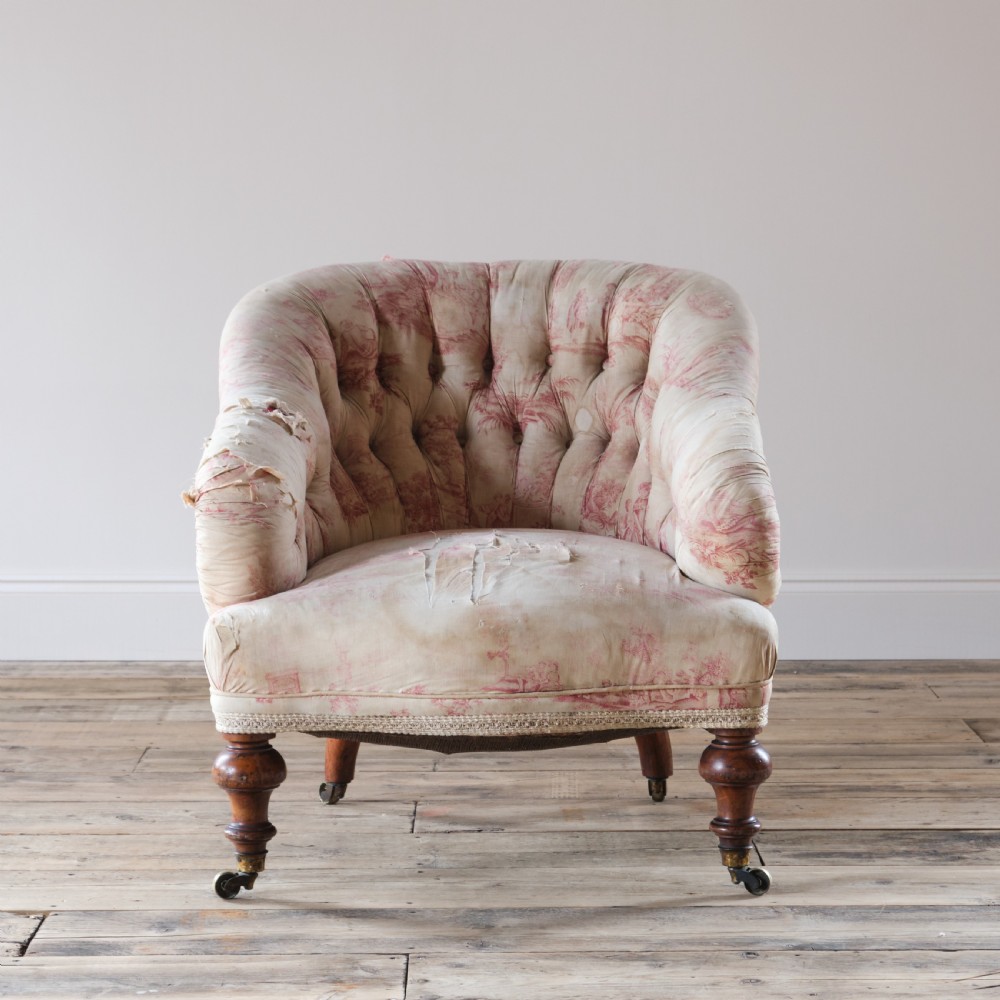 19th century tub armchair View II