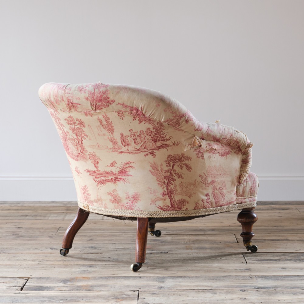 19th century tub armchair View V