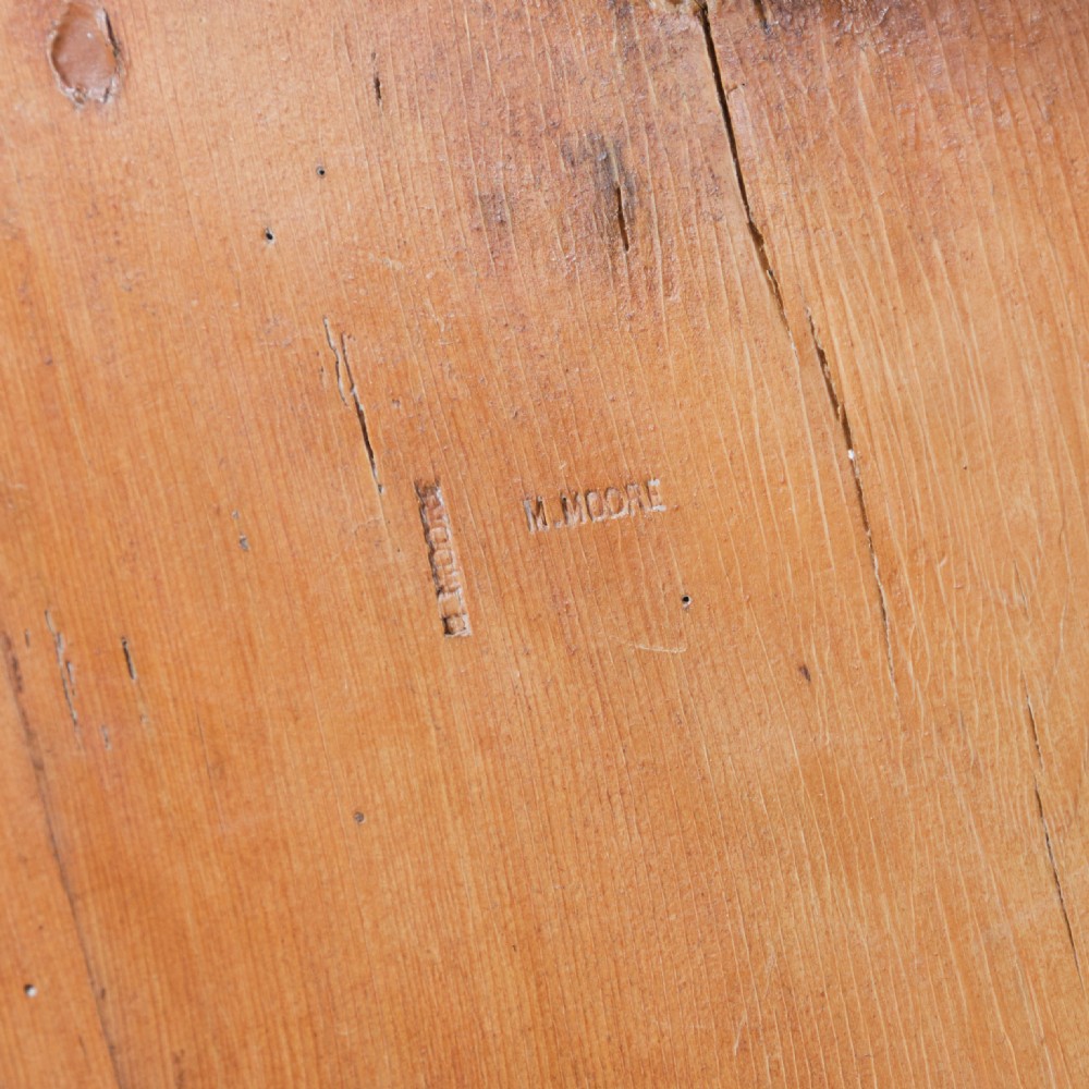 19th century Welsh boarders pine cricket table View VII