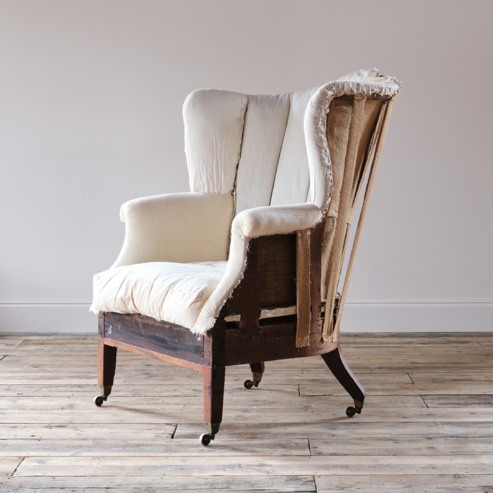 Large 19Th Century Barrel Back Armchair View II