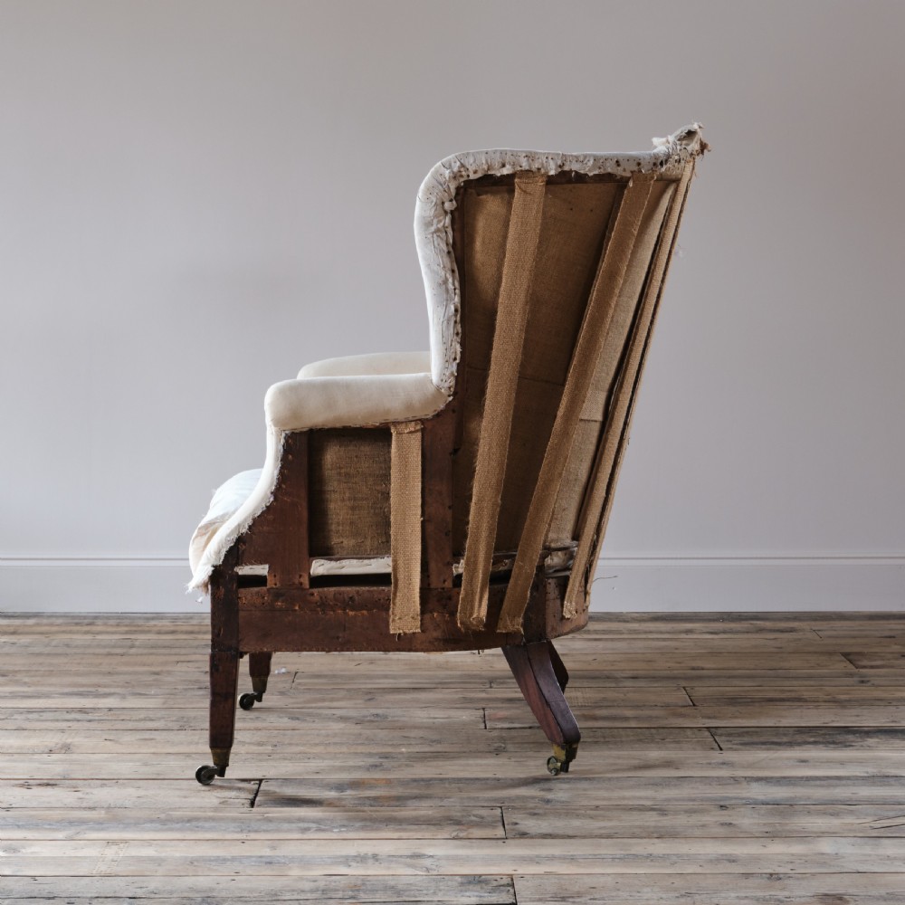 Large 19Th Century Barrel Back Armchair View III