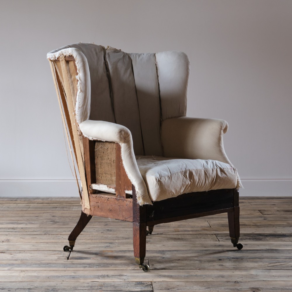 Large 19Th Century Barrel Back Armchair View VII