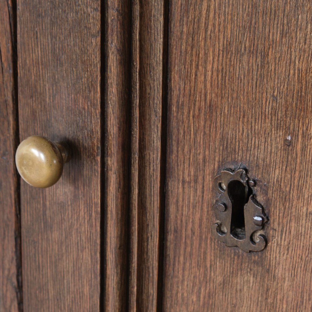 18th Century Gothic Oak Cupboard View X