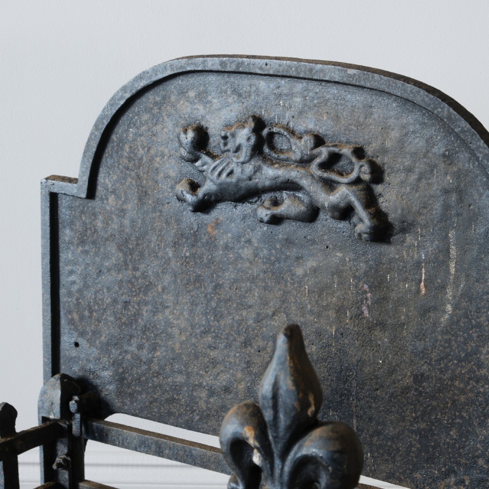 Wrought iron fire basket View IV