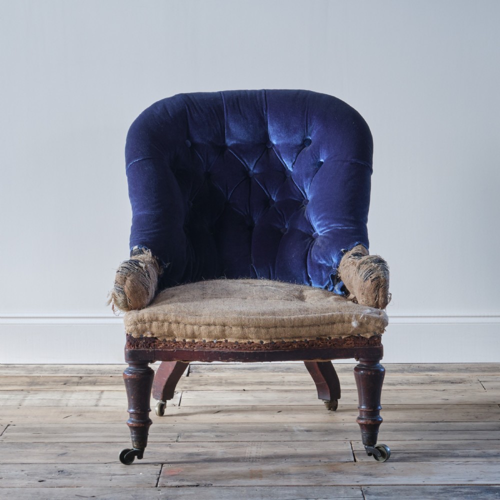 19Th Century Holland And Sons Slipper Chair  View II