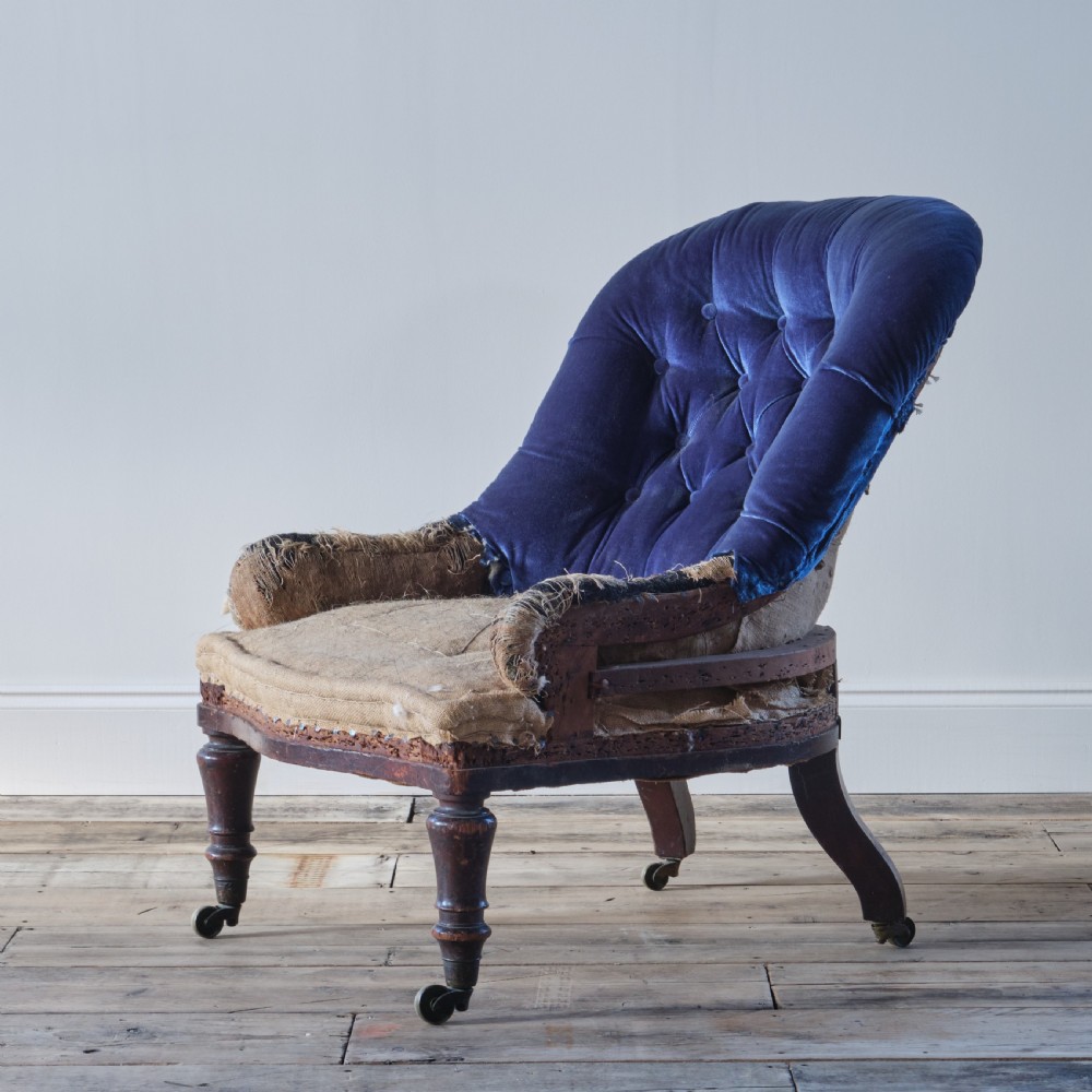 19Th Century Holland And Sons Slipper Chair  View IV