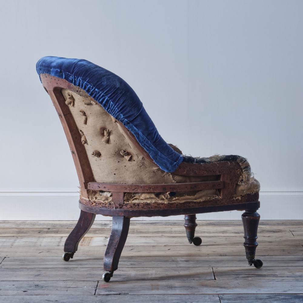 19Th Century Holland And Sons Slipper Chair  View V