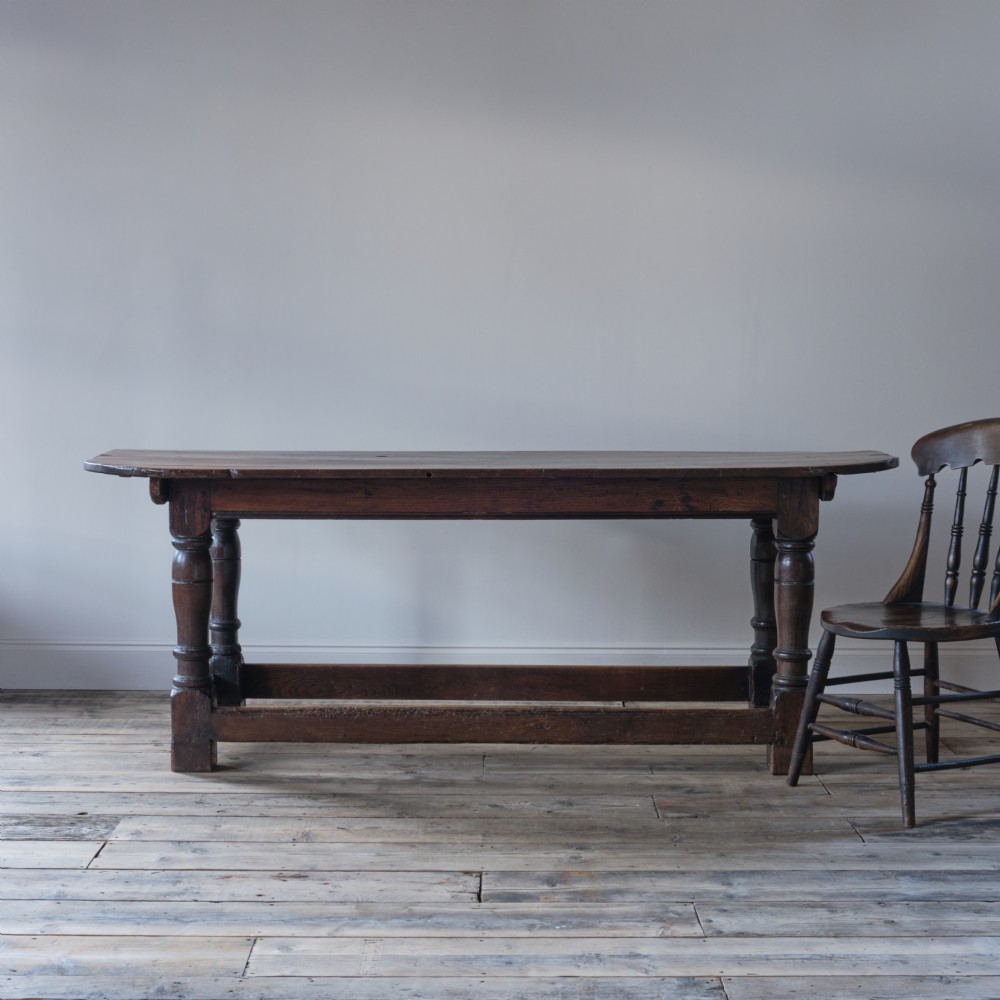 18th century oak refectory table View II