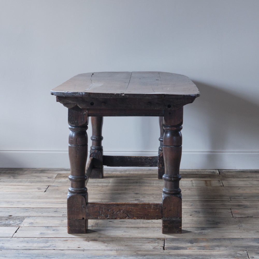 18th century oak refectory table View IV