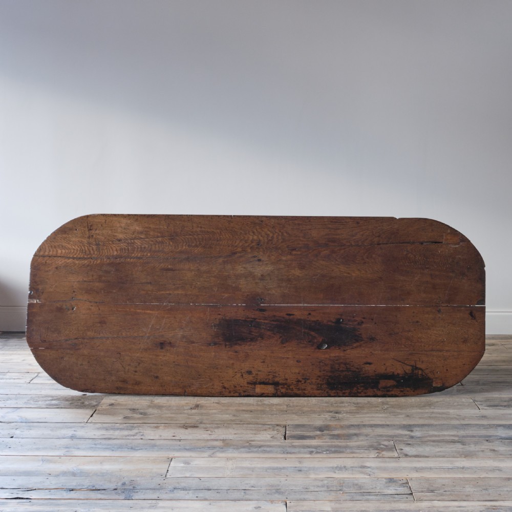 18th century oak refectory table View VII