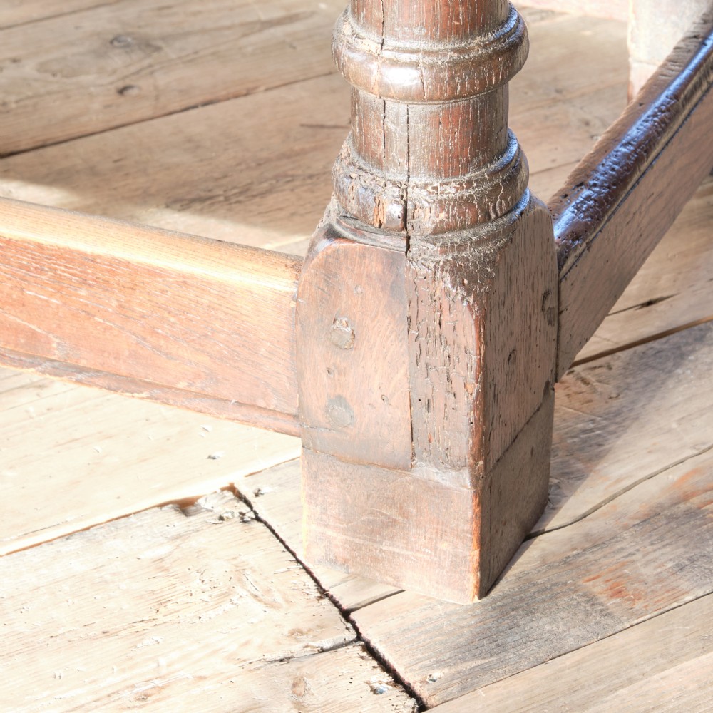 18th century oak refectory table View VIII