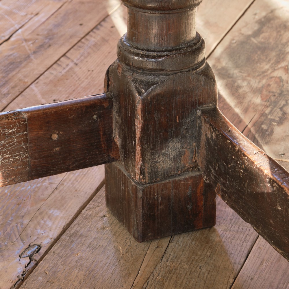 18th century oak refectory table View IX