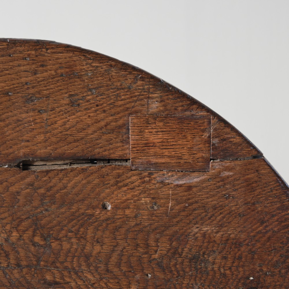 18th century oak refectory table View X