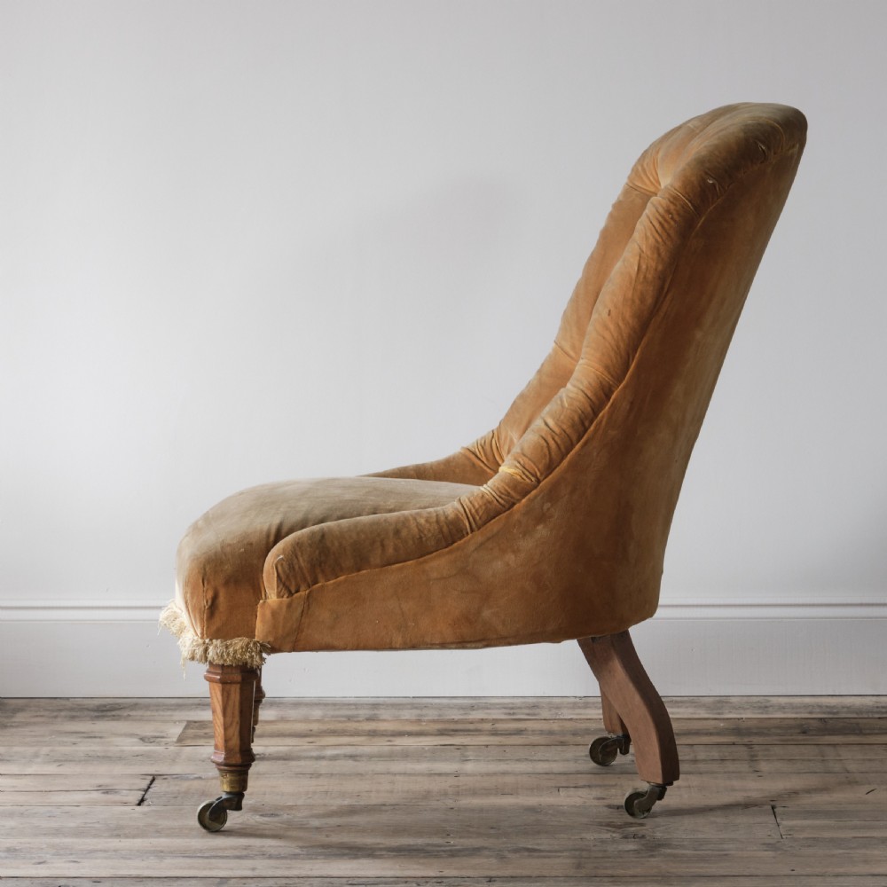 19th century slipper chair View IV