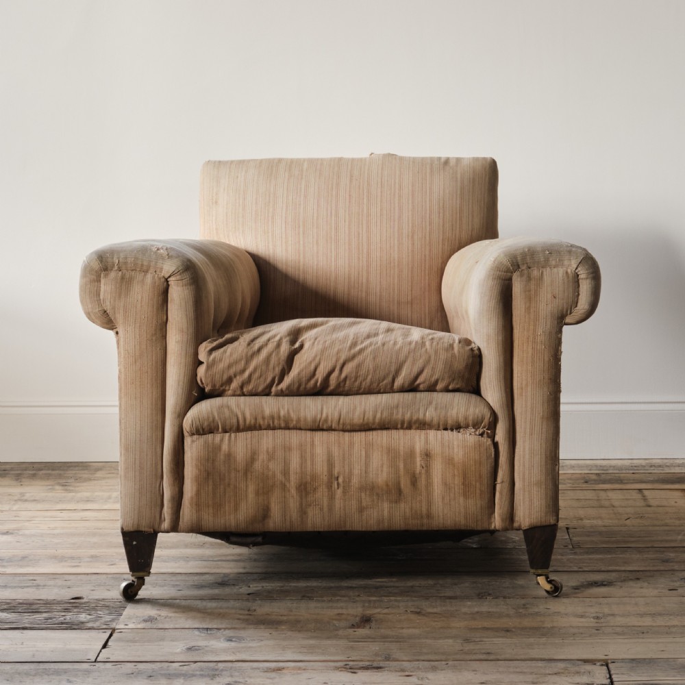 Early 20th century deep seated country house armchair View III