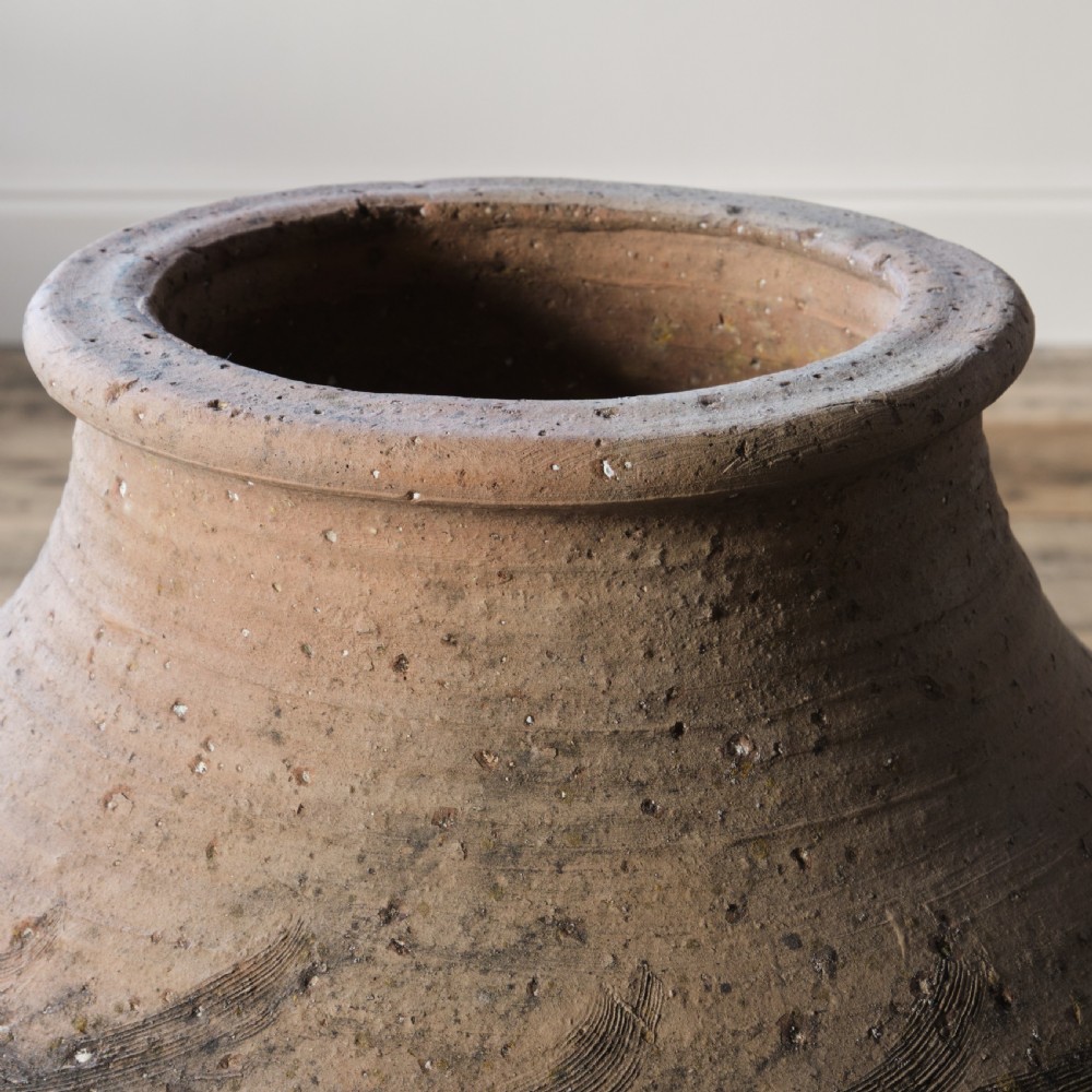 Large terracotta olive pot View VII