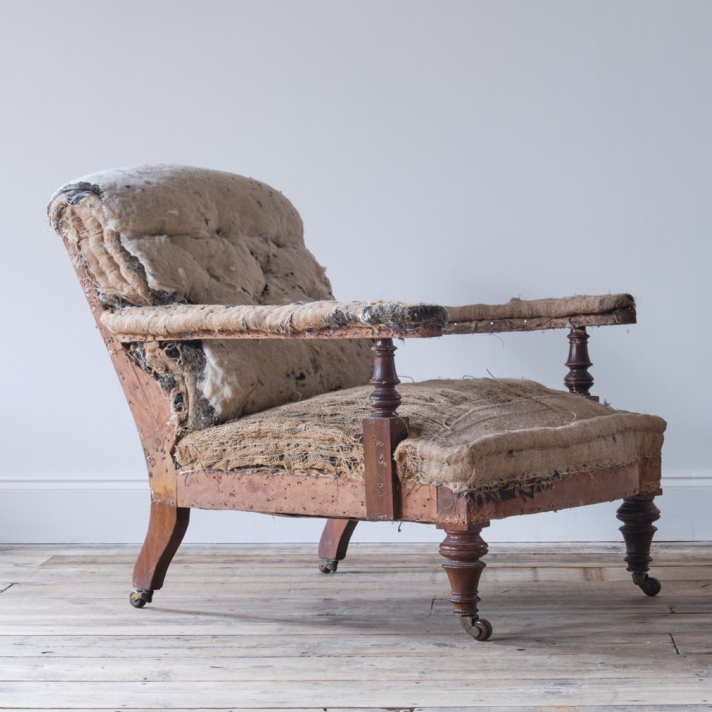 19th century Howard style open armchair View IV