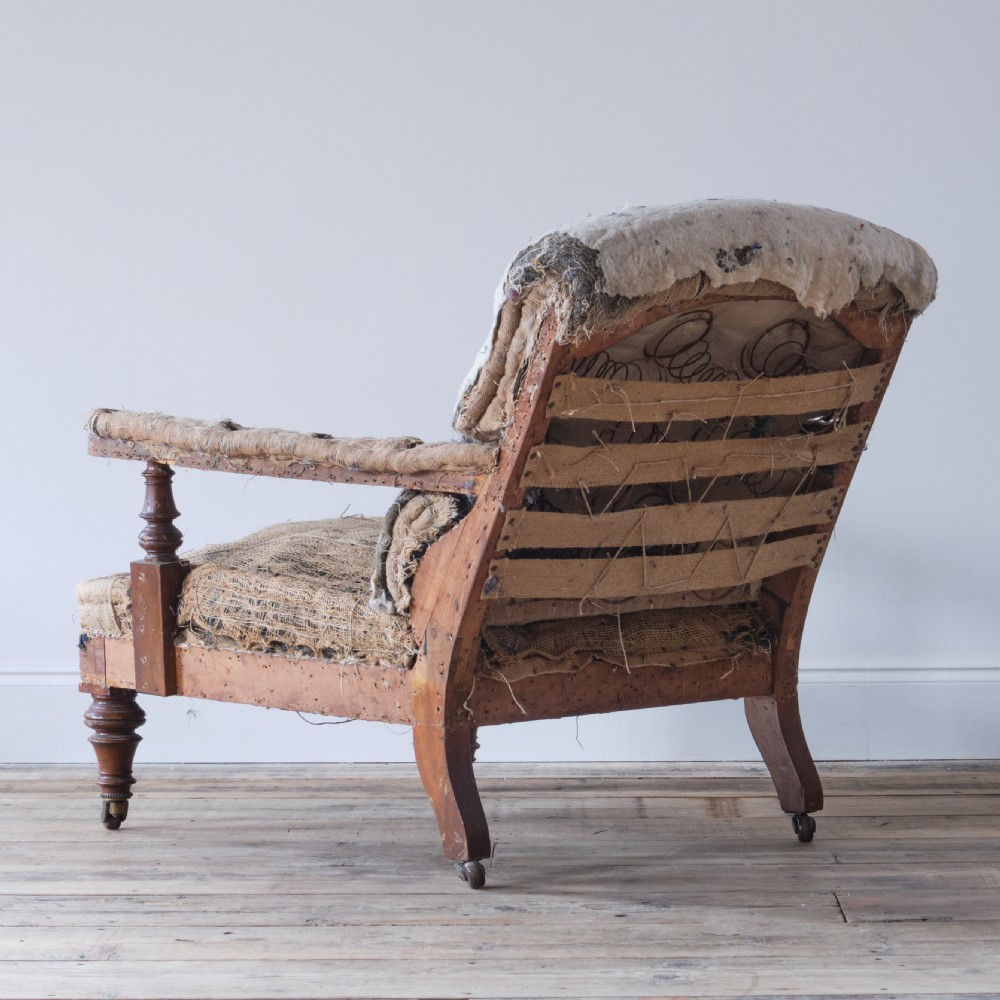 19th century Howard style open armchair View VI